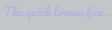 Image with Font Color BBAFE3 and Background Color C1C6C9